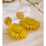 Boucles d’Oreilles Marguerite – Éclat Solaire