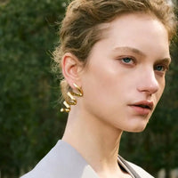 Boucles d'oreilles spirales d'Été Sans Fin