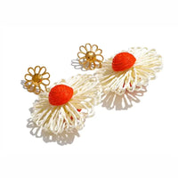 Boucles d’Oreilles Marguerite – Éclat Solaire