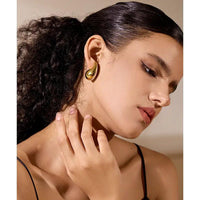 Boucles d'Oreilles Plaqué Or - La Colibry