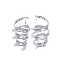 Boucles d'oreilles spirales d'Été Sans Fin