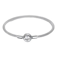 Bracelet argent 925 d’amour avec perle Forever Love