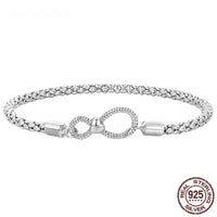 Bracelet Noeud en Argent Sterling