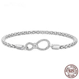 Bracelet Noeud en Argent Sterling