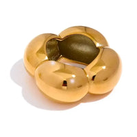 grosse bague fantaisie dorée