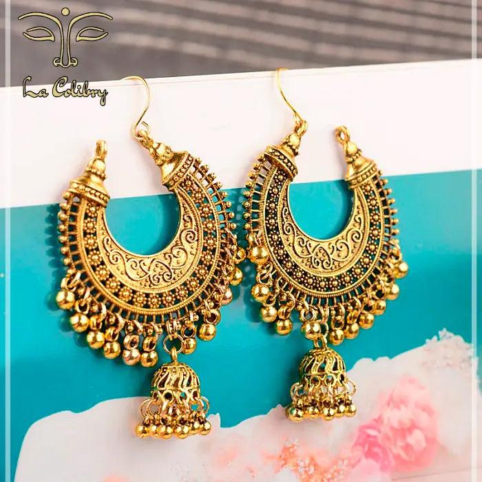 Boucles d'Oreilles Indiennes Tribales main image 0
