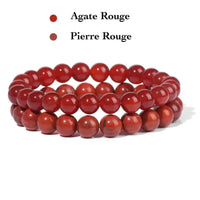 Bracelet en Pierre Naturelle Couple : Idée Cadeau