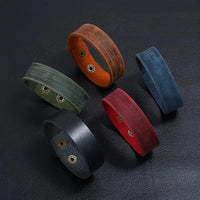 Bracelet pour homme en cuir de luxe 4 couleurs