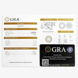 Certificat GRA pour moissanite véritable – fourni avec chaque bracelet tennis homme version premium.