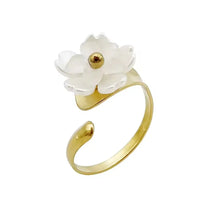 bague en fleur femme
