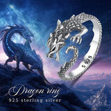Bague dragon chinois pour homme - La Colibry