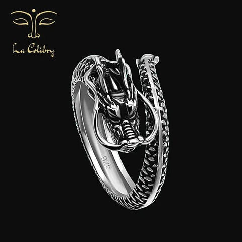 Bague dragon chinois pour homme