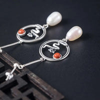 Boucles d'oreilles pendantes pour femme