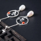 Boucles d'oreilles pendantes pour femme