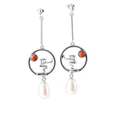 Boucles d'oreilles pendantes pour femme