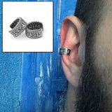 Boucles d'oreilles Viking en Acier Inoxydable