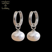 Boucles d'oreilles créoles fantaisies avec perles - La Colibry