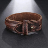 bracelet cuir homme marron