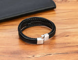 Bracelet pour homme en cuir