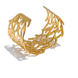 bracelet en acier inoxydable doré
