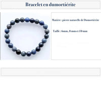 Bracelet en Dumortièrite