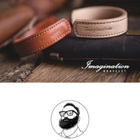 Bracelet "Imagination" en cuir pour homme – inspiration vintage et style intemporel

