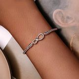 Bracelet Noeud en Argent Sterling