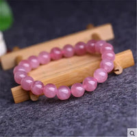 Bracelet en Quartz Rose