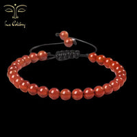 Bracelet en Agate rouge - Pierre naturelle - La Colibry