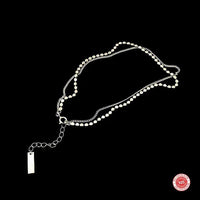Bracelet de Cheville pour femme en acier inoxydable et zircon - La Colibry