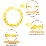 Bracelet en Ambre naturelle