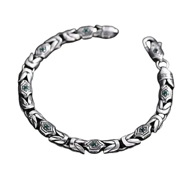 Bracelet Homme Tendance : L'Élégance des mailles Balinaises en Argent