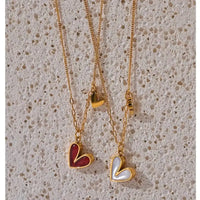 Collier Coeur en Acier inoxydable