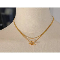 Collier multi rang femme : sophistication dorée