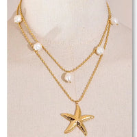 Collier multirang acier inoxydable doré – Bohème & élégant