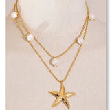 Collier multirang acier inoxydable doré – Bohème & élégant