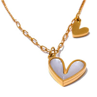 Collier Coeur en Acier inoxydable