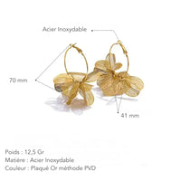 Créoles plaqué or – Élégance & confort au naturel