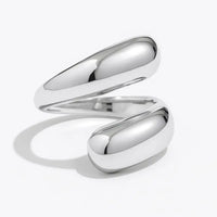 Grosse bague tendance femme – Acier inoxydable Chic