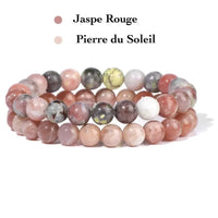 Bracelet en Pierre Naturelle Couple : Idée Cadeau