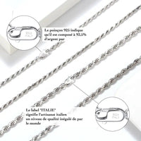 Collier Ras du Cou en Argent massif