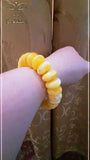 Bracelet en Ambre : Banane En Fantaisie Rayonnante - La Colibry